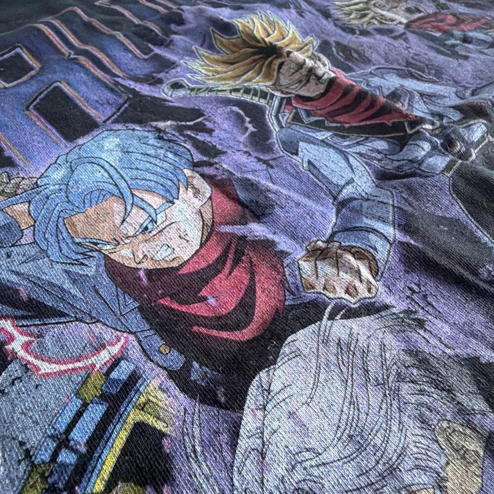 Dragon Ball Z Vintage Trunks Anime T-Shirt Large - Picture 9 of 9